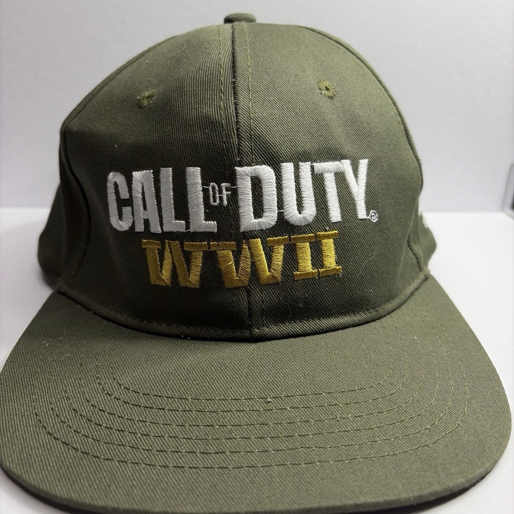 Call Of Duty WWII (WW2) Cap Sledgehammer Games Snapback Hat Gaming Promo
